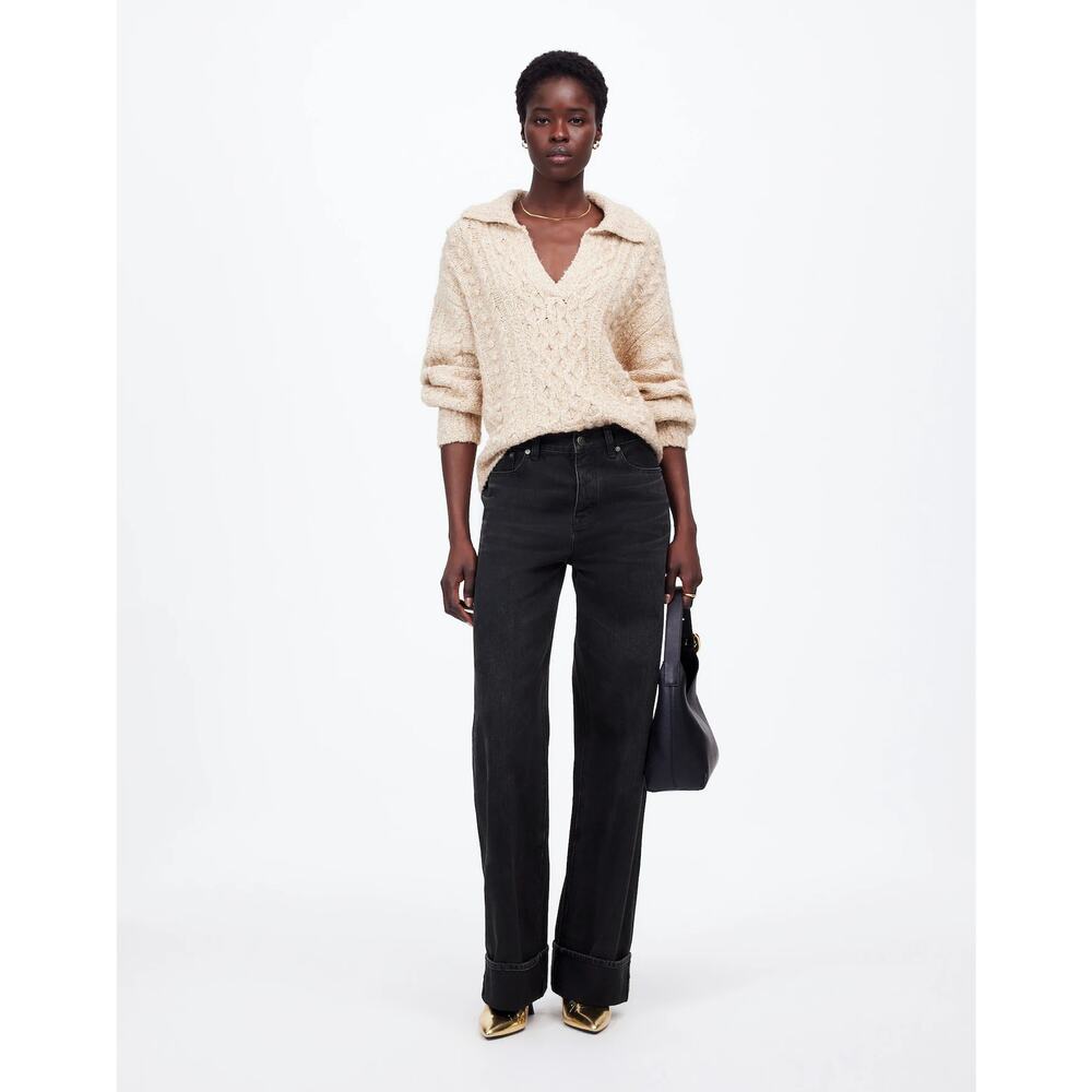 Madewell Low-Slung Baggy Jeans – Black – Size 26